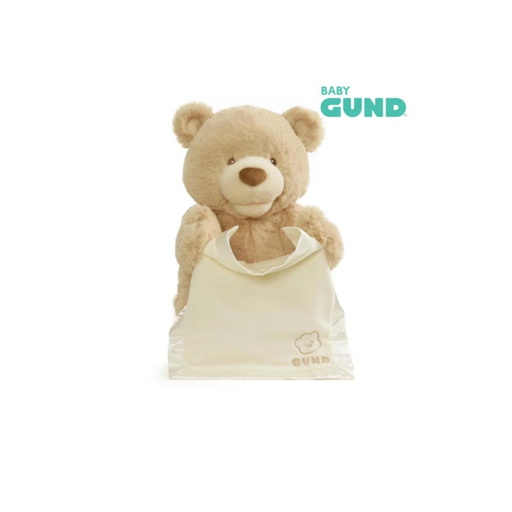 GUND دب Peek-A-Boo متحرك بستة أصوات