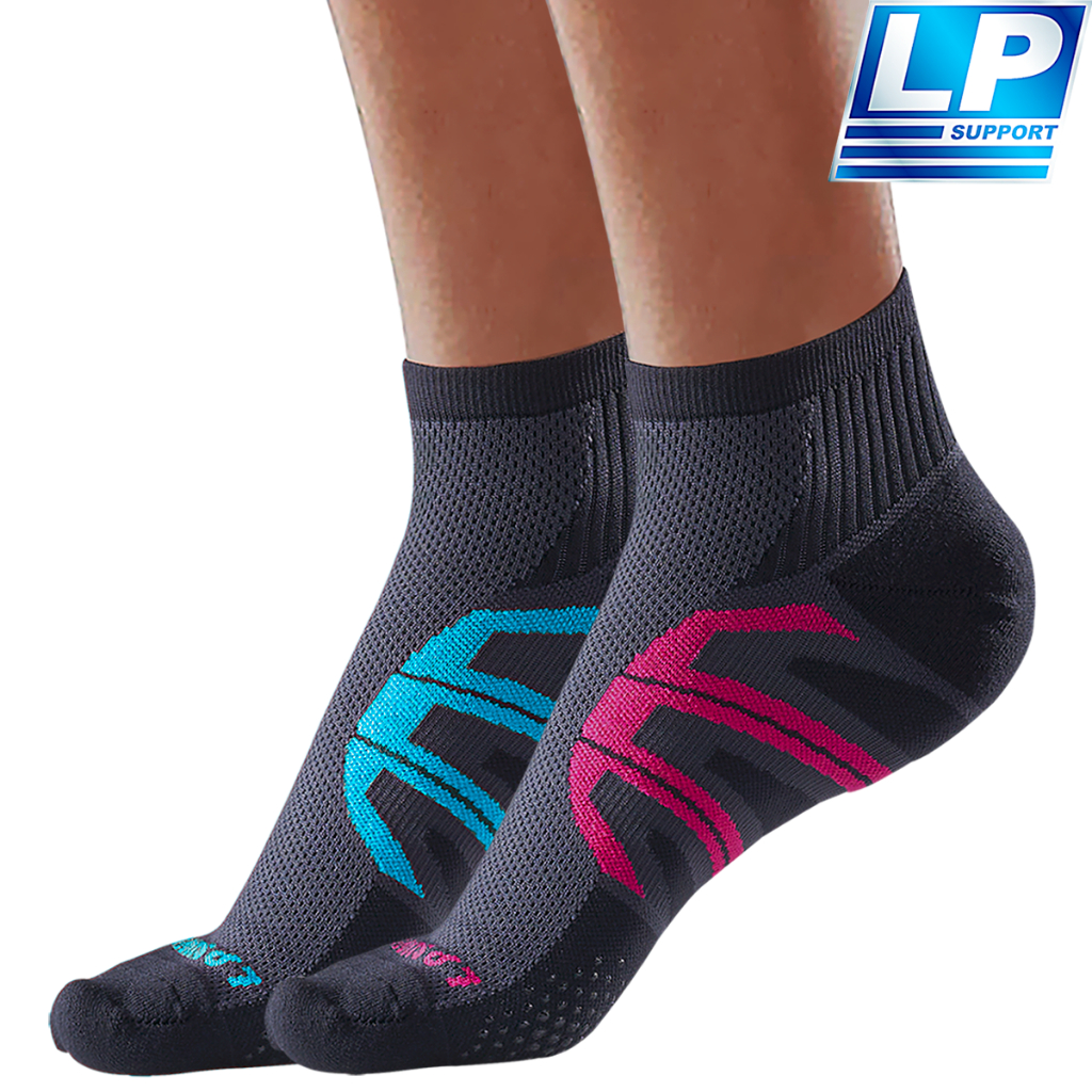 LP SUPPORT SOU3201Z ซัพพอร์ทข้อเท้า ถุงเท้า ที่รัดกล้ามเนื้อ ถุงเท้าวิ่งเทรล MINI CREW COMPRESSION SOCKS TRAIL RUNNING