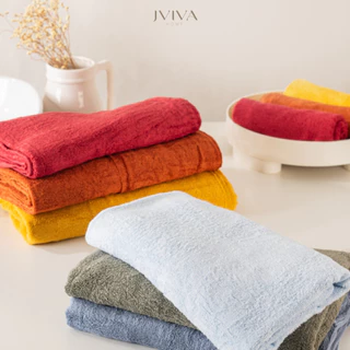 Jviva ผ้าขนหนูใยไผ่100% เช็ดตัว ไซซ์ L 27x60 นิ้ว - BambooPure Collection
