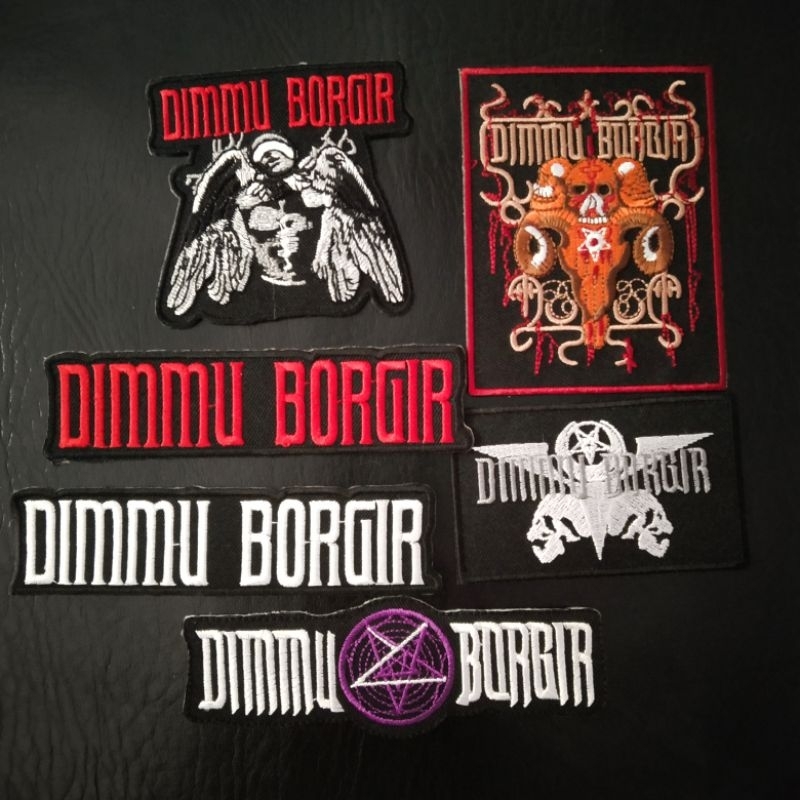ตัวรีดติดเสื้อ อาร์มวงดนตรี ร็อค เฮฟวี่เมทัล งานปัก วัสดุตกแต่ง diy มี6แบบ