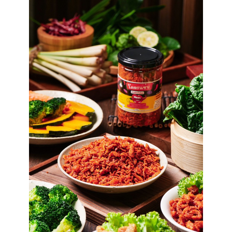 [ส่งไว]น้ำพริกหมูกระจก โคตรแซ่บ น้ำพริกหนังไก่ น้ำพริกน้ำย้อย   < เซ็ต 1 กระปุก/ 3 กระปุก> ขนาด 100 กรัม ราคา ถูกที่สุด ดีลบีเคเค แกลเลอรีภาพที่ 9