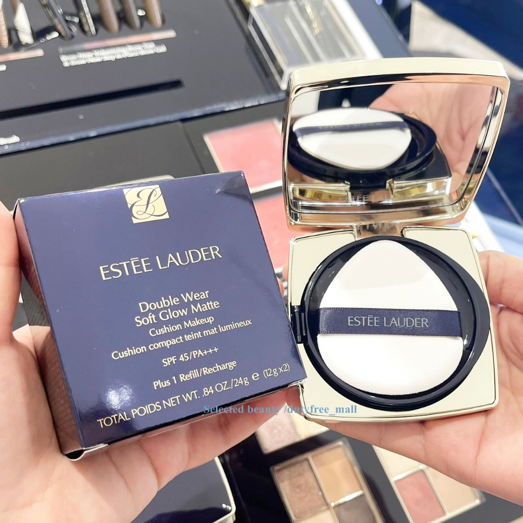 Estee Lauder Double Wear Soft Glow Matte Cushion Makeup SPF 45/PA+++& Refill (12g x 2)