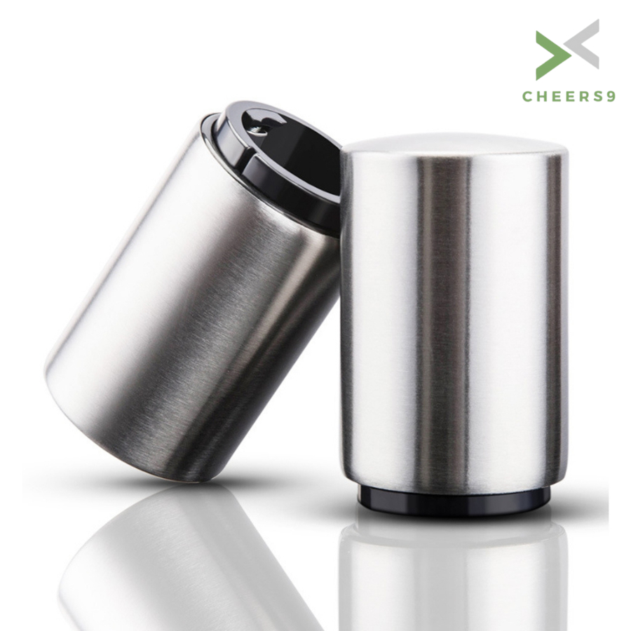 ที่เปิดขวด ที่เปิดขวดสแตนเลส อัตโนมัติ Magnetic Automatic Bottle Opener Stainless Steel  Cheers9