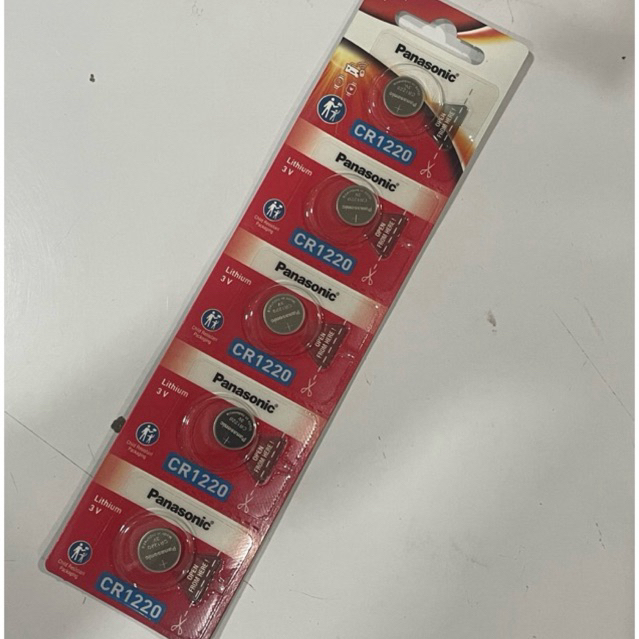 ถ่านPanasonic CR1220 Lithium 3V ของแท้