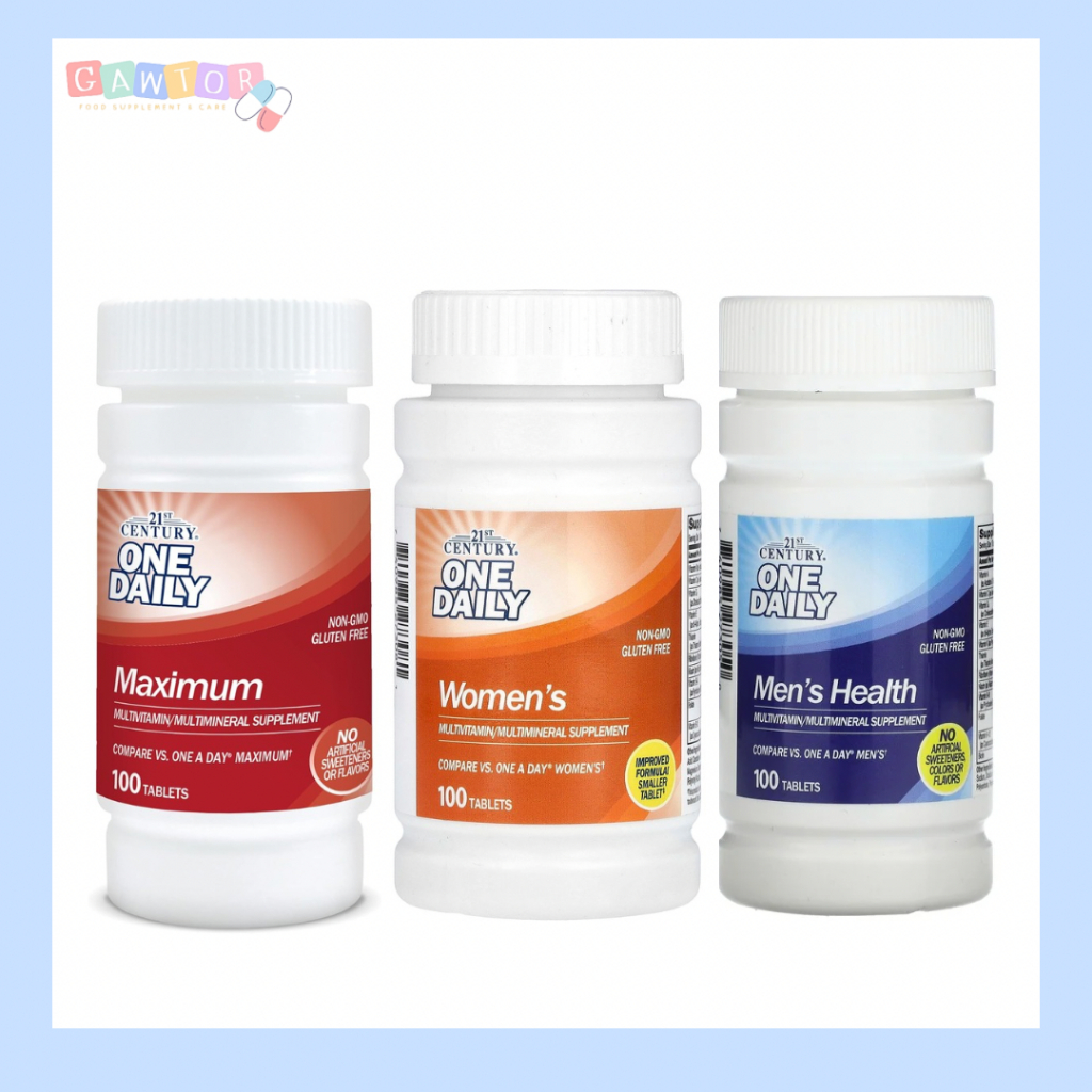 วิตามินรวมและเกลือแร่ ( Multivitamin Multimineral ) กินวันละเม็ด One Daily 21st Century