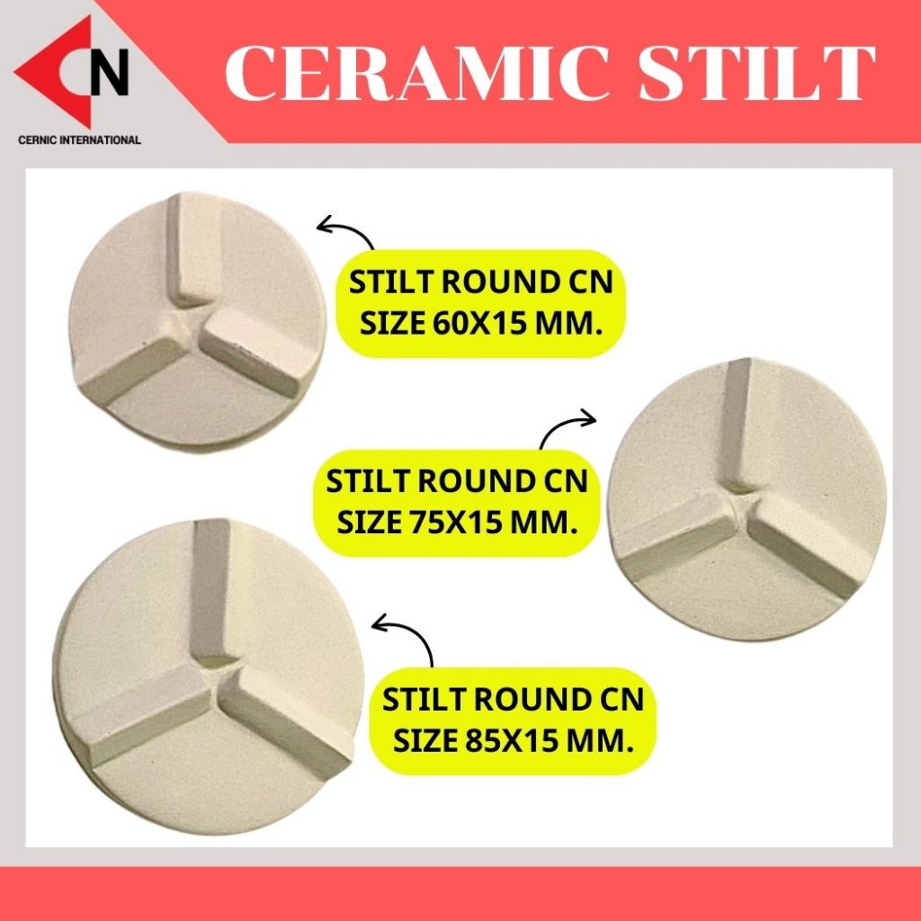 ROUND STILT ขาตั้งทนไฟ สำหรับรองชิ้นงานในเตาเซรามิค
