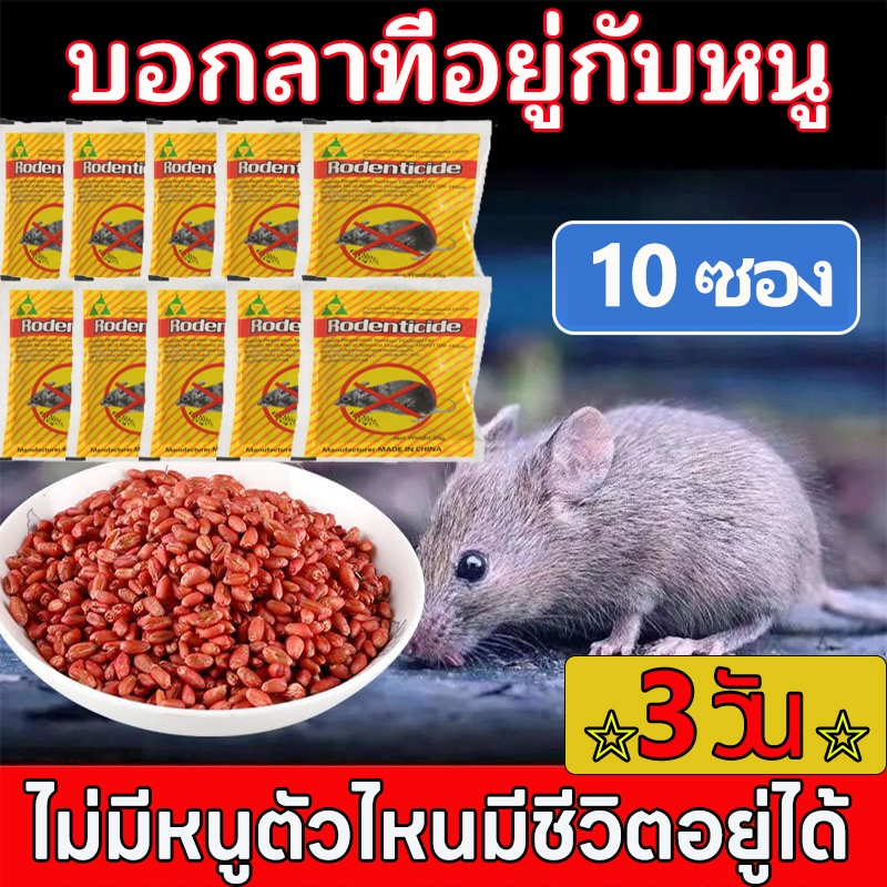 🐭🐭ยาเบื่อหนู ของแท้ 100% ตายแห้ง ไม่เหม็น ใช้ครั้งเดียว ไม่มีหนูทั้งปี ยากำจัดหนู เหยื่อกำจัดหนู ไล่หนู ยาเบื่อหนูแห้ง