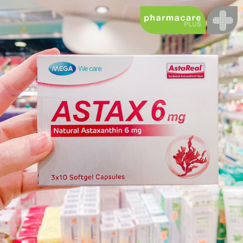 Mega We Care ASTAX 6 mg 3x10 capsules