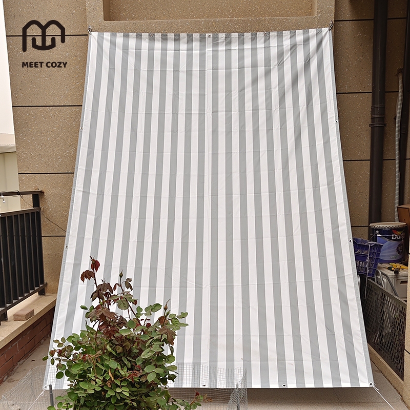 MEET COZY ผ้าบังแดด กันน้ำ 420D/160GSM ผ้าใบบังแดด Sun Shade Sail # 1 FA-SC