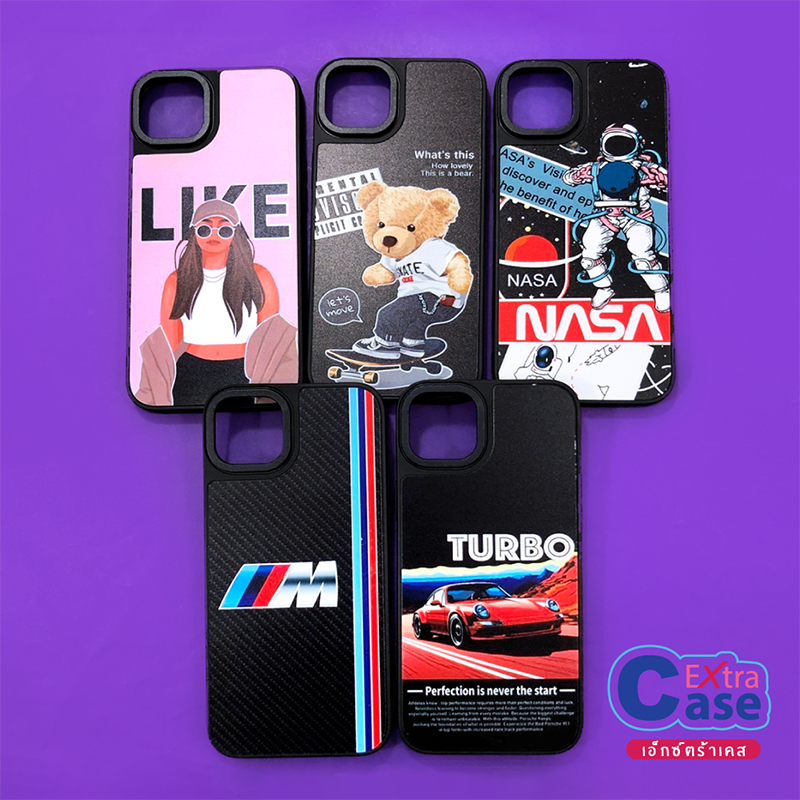 เคสซัมซุง A05 A05s เคสขอบดำกันเลนส์กล้อง casetify พิมพ์ลายการ์ตูน