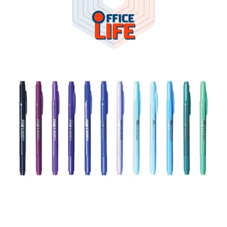 DONG-A (ดองอา) My Color ปากกาสี ปากกา มายคัลเลอร์ 2 TWIN-TIP สองหัวในด้ามเดียว ( 1 ด้าม )