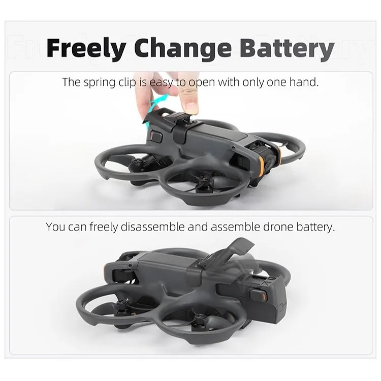 Sunnylife Battery Anti-release Buckle Clip Lock Anti-falling Battery Safety Lock Buckle for Avata 2