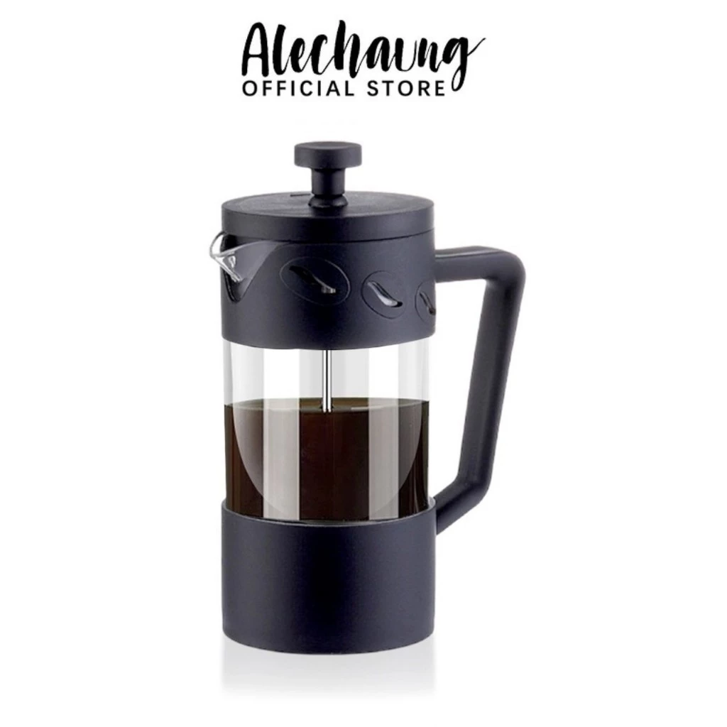 Alechaung กาชงชาแบบกด เหยือกชงกาแฟ French Press 350ml สำหรับผงกาแฟกลาง ถึงหยาบ ชงได้ 1-2แก้ว