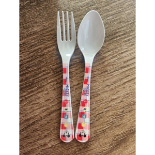 ซุปเปอร์แวร์ ช้อนส้อมเมลามีน 7.5นิ้ว(ช้อนผู้ใหญ่)(1คู่) ลายม…