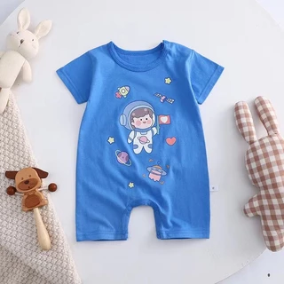 Babyonline(Y108)H2-ล่าง1(ส่งด่วน1วัน) ชุดบอดี้สูทสำหรับเด็กแรกเกิดลายการ์ตูนสุดน่ารัก ผ้าฝ้าย นิ่ม อ่อนโยนต่อผิวเด็ก