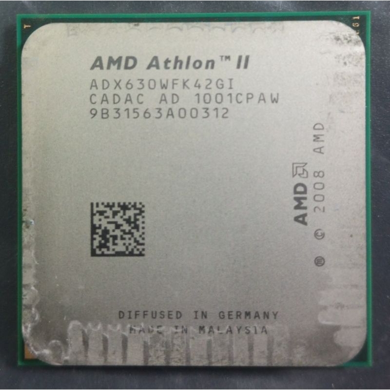 AMD AM3 Athlon II X4 630 2.8GHz 4Cores 4Threads