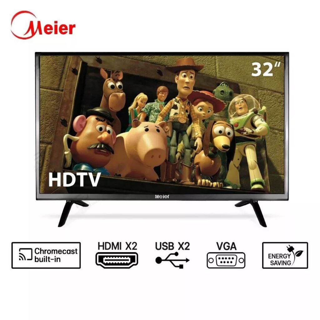 ทีวี SMART TV 32 นิ้ว  LED HD TV ทีวีจอแบน สมาร์ททีวี รองรับ YouTube Netflix รับประกันจากโรงงาน Meie