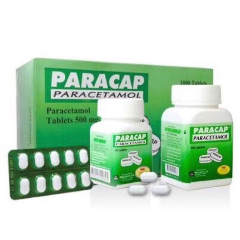 paracap พาราแคพ พาราเซตามอล แผง กระปุก ลดไข้