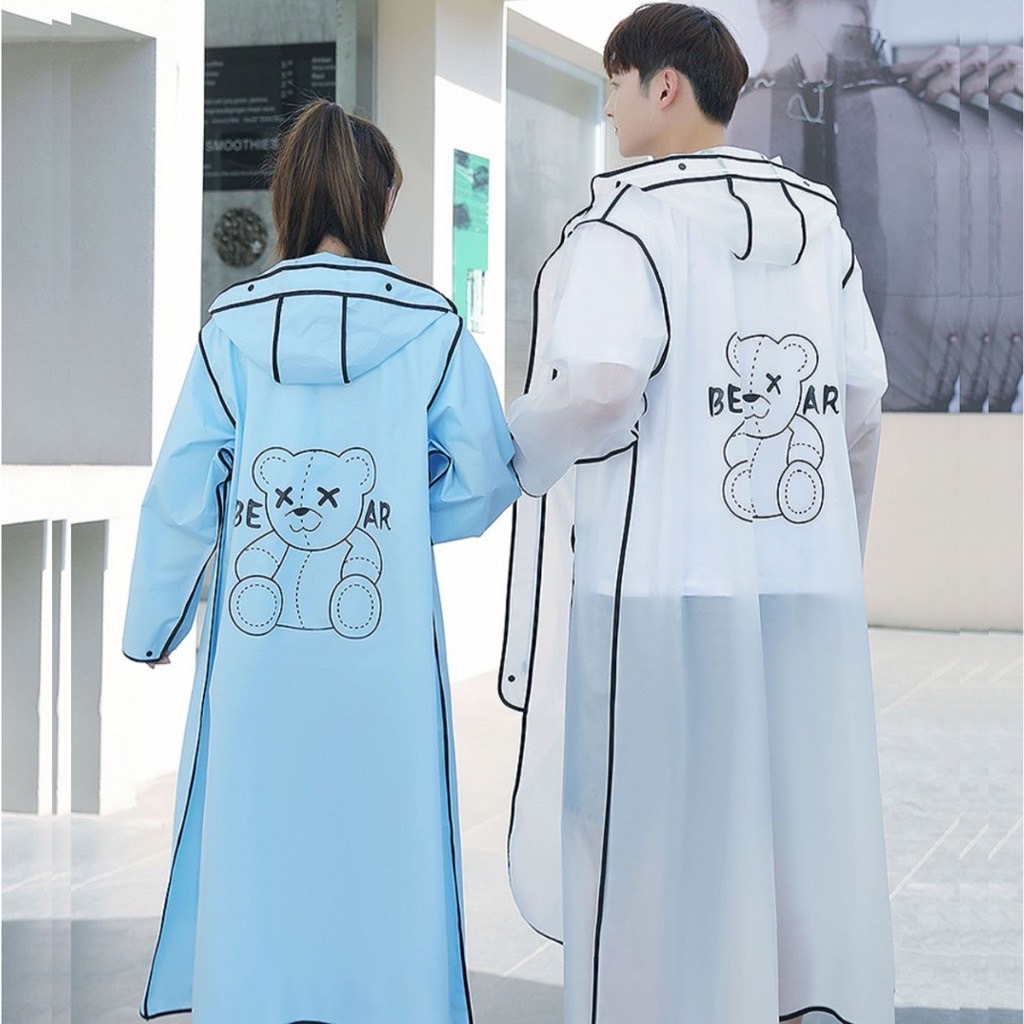 สินค้าพร้อมส่ง เสื้อกันฝนผู้ใหญ่มอเตอร์ไซค์ใสeva  เนื้อผ้าดี ไซด์ใหญ่ ผู้ใหญ่ น่ารัก