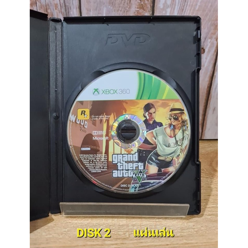 แผ่นเกมส์ XBOX360 เกมส์ Gta V (Gta 5) ของแท้