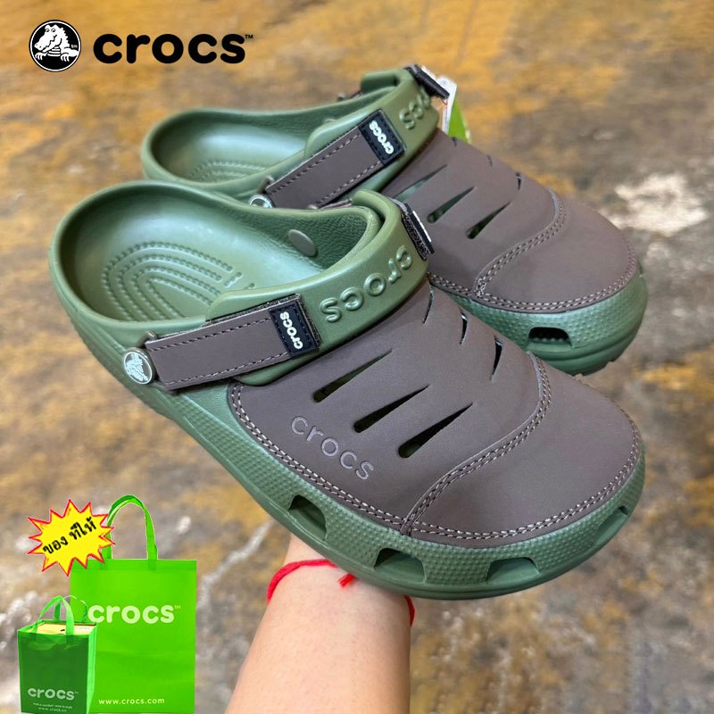 ใส่สบาย Crocs รองเท้าแตะ คร็อคส์ รุ่นฮิต รองเท้าลำลองผู้ใหญ่ หิ้วนอก ถูกกว่าshop รองเท้าแตะแบบสวม
