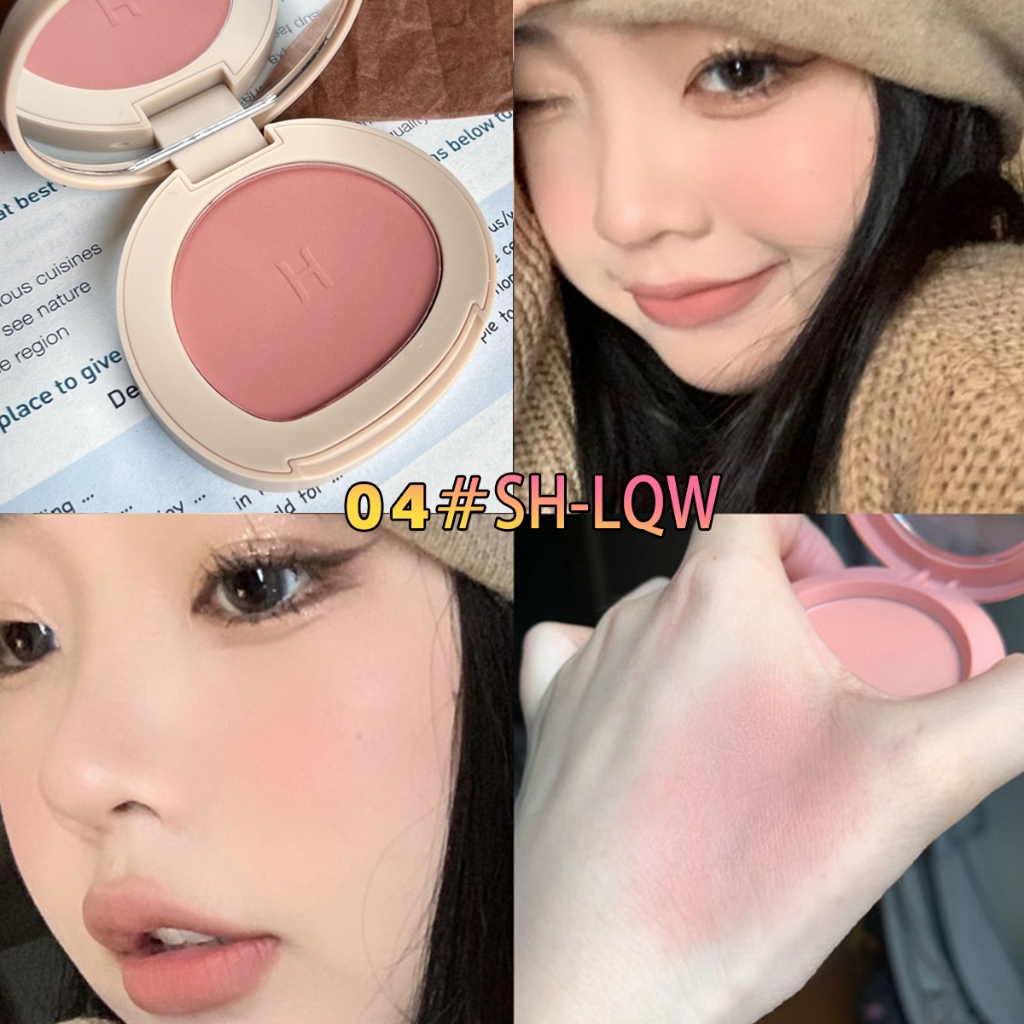 ✨บลัชออนปัดแก้ม บรัชออน ที่ปัดแก้ม ติดทนนาน กันน้ํา สีดํา สีทอง สําหรับแต่งหน้า  ขนาดพกพา