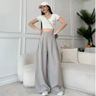 !ELSA TWIST PANTS! กางเกงขายาวจีบทวิต 2 จีบ ซิปหลัง ดีเทลหูเข็มขัด* อ่านรายละเอียดก่อนสั่งซื้อ