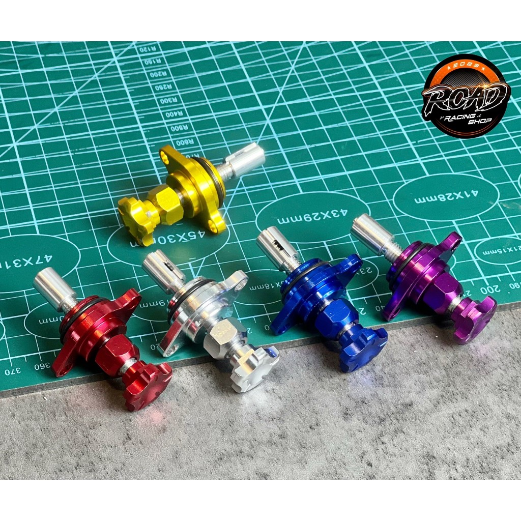 ตัวปรับรอบเดินเบาCBR150 เเต่ง งานตัวใหม่สีสวย มีคุณภาพดี เลือกสีได้เลย ตัวตั้งรอบเดินเบาcbr150
