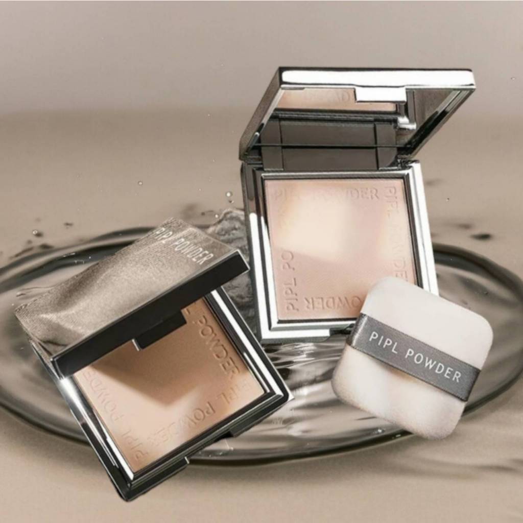 แป้ง PIPL แป้งอัดแข็ง ควบคุมความมัน ปกปิดเต็มรูปแบบ กันน้ำ แป้งแต่งหน้า ปริมาณ 10g.