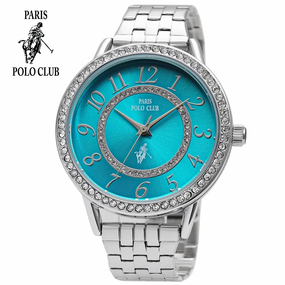 นาฬิกา นาฬิกาข้อมือผู้หญิง ประกัน1 ปี แบรนด์ Paris polo club PPC-220528L