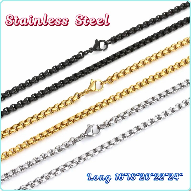 LN09 สร้อยคอสแตนเลสแท้ 100%