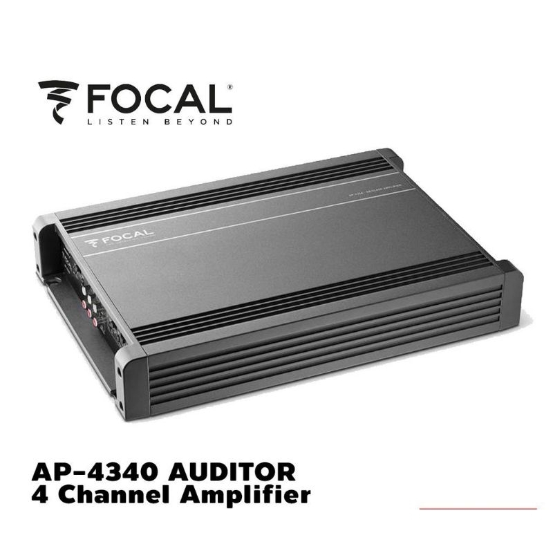FOCAL AP 4340 AUDITOR 4 Channel power Amplifier 70w x 4 แชนแนล RMS 4 ohm โอห์ม 95 วัต x 2 เพาเวอร์แอ