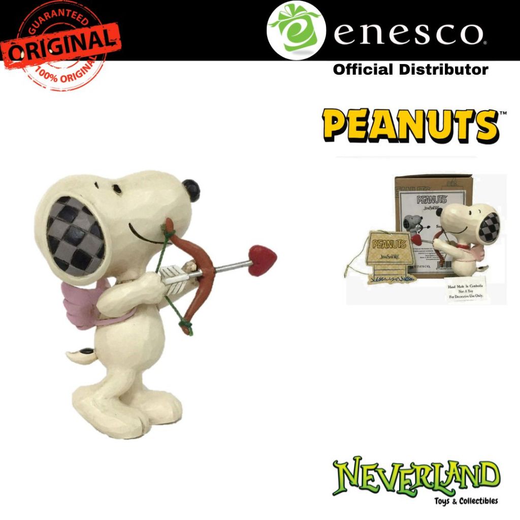 Enesco Peanuts Snoopy Cupid Mini Figurine by Jim Shore