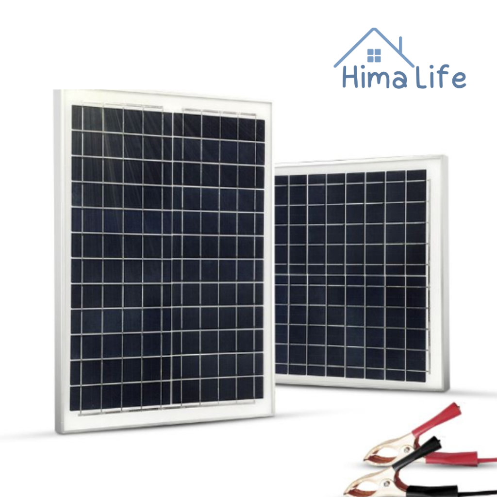 แผงโซล่าเซลล์ solar panel แผงโพลี 40W 50W 60W 70W 80W 100W Technical Data 18V สำหรับชาร์จแบตเตอรี่ Hima Life