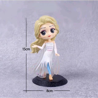 โมเดลเจ้าหญิงเอลซ่า เอลซ่า โอลาฟ รุ่นชุดขาว สูง15cm
