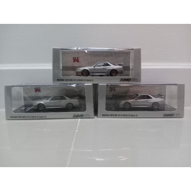 Model Nissan skyline R34 34 GT-R V Spec R Inno64