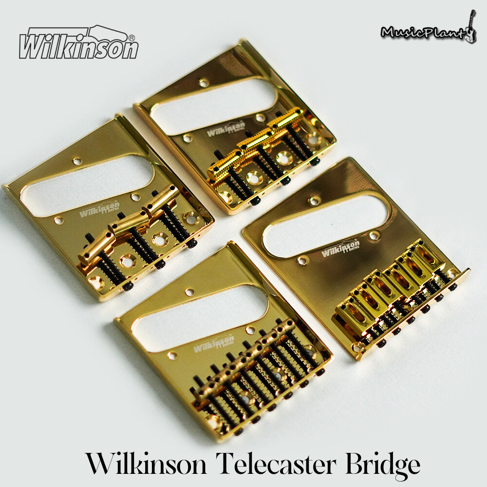 Wilkinson Telecaster Bridge สีทอง บริดจ์กีตาร์เทเล