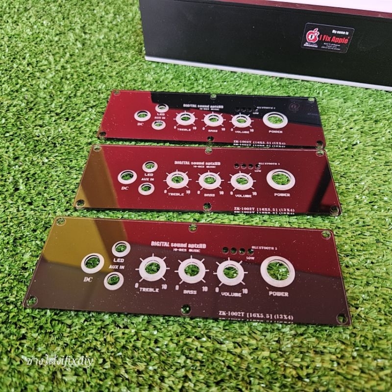 แผ่นเพลท zk 1002t  ดำเงา ช่อง 14cm x 4cm หนา 3mm