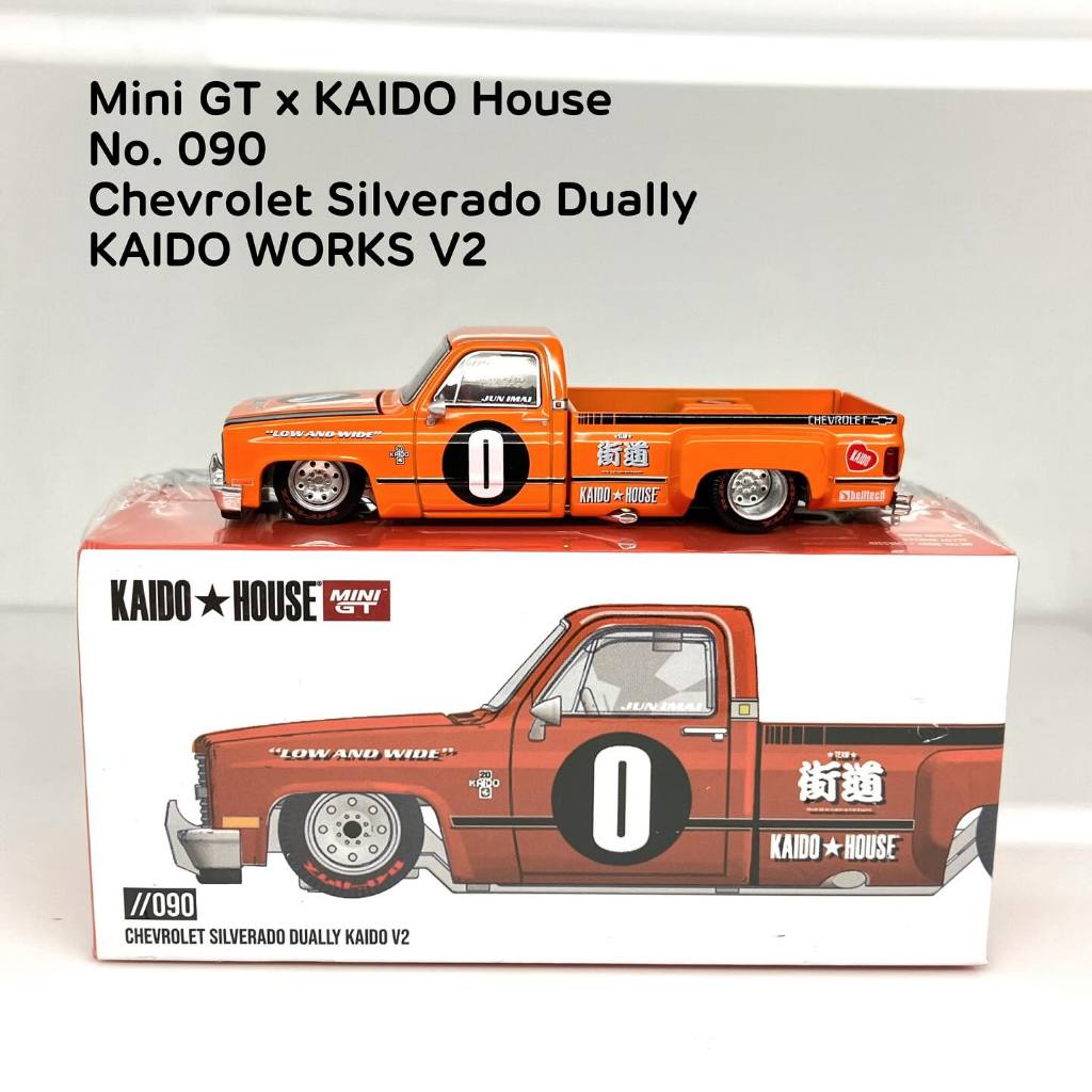 Mini GT x Kaido House No. 090 Chevrolet Silverado Dually KAIDO WORKS V2