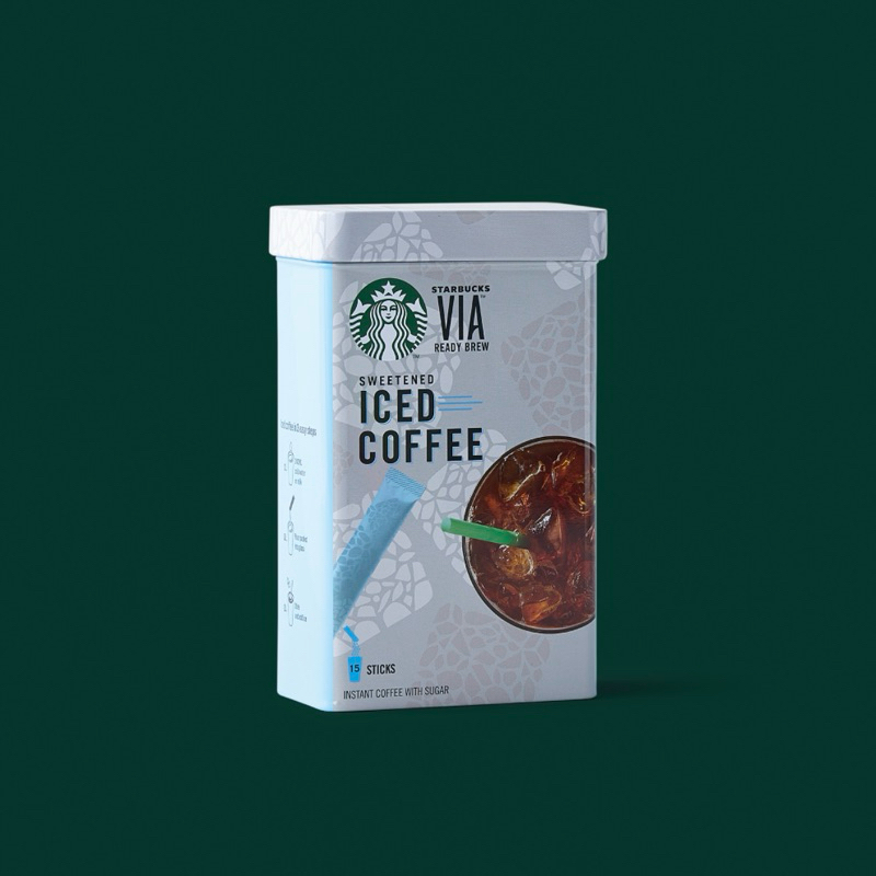 Starbucks VIA® Iced Coffee Tin BOX 15CT