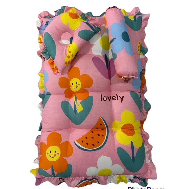 💥Sale ‼️(#ที่นอนเด็กแรกเกิด แบบบุ๋ม) 📣ที่นอน 1 ชุด ประกอบด้วย 3 ชิ้นตามภาพ มีบริการเก็บปลายทาง - รูปที่ 2