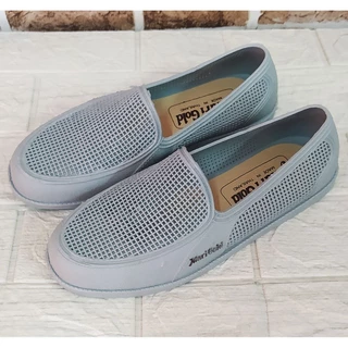 รองเท้าคัทชูส์ยางพีวีซี ยี่ห้อดาวเรือง รุ่น 219 สีดำ เทา โอวัลติน ลุยน้ำได้ไม่อับชื้น