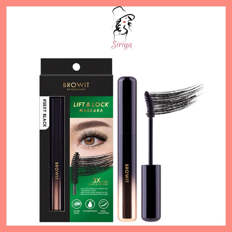 Browit By NongChat Lift &amp; Lock Mascara #Sexy Black