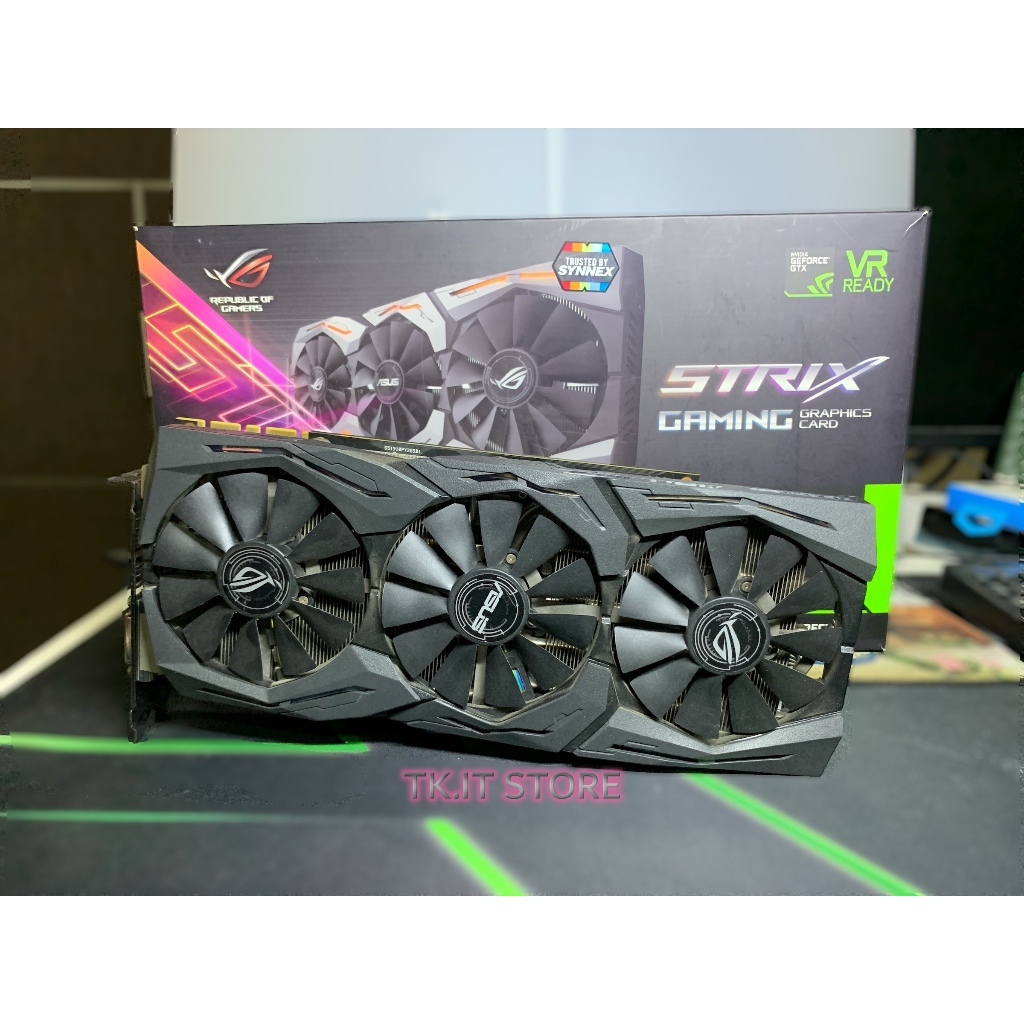 ASUS ROG-STRIX GTX 1070 Ti /8G GDDR5 256-BIT (กราฟฟิคการ์ด มือ2)