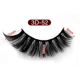 ขนตาปลอม หนา ฟู 3D 5 คู่ Mink Hair False Eyelashes