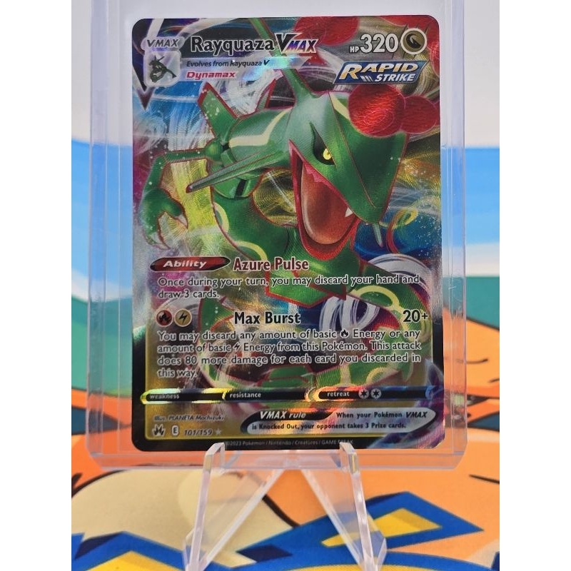Pokemon Card "Rayquaza Vmax 101/159" ENG Crown Zenith