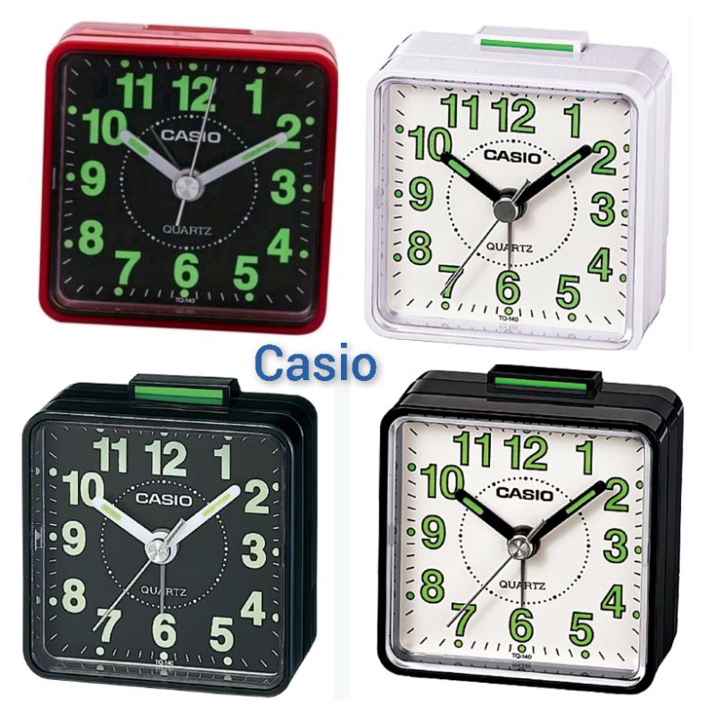 CASIOนาฬิกาปลุกต้ังโต๊ะขนาดเล็กTQ-140-4D/TQ-140-7D/TQ-140-1D/TQ-140-1B ขนาดเล็กข