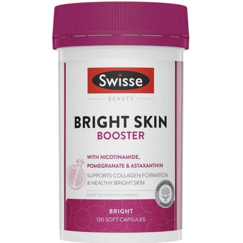 New!!  พร้อมส่ง ❤️ แท้ 💯 จากออสเตรเลีย 🎉 Swisse Bright Skin Boooster 120 เม็ด บำรุงผิวขาวใส ลดริ้วรอ