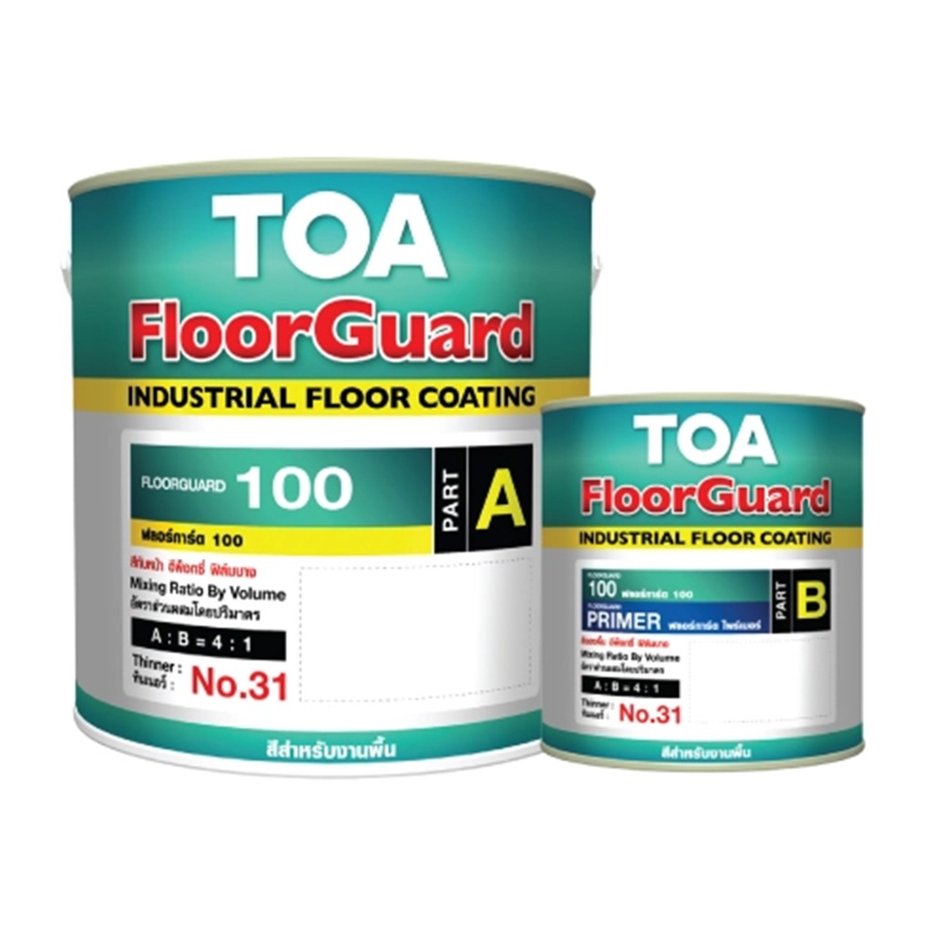 TOA สีฟลอร์การ์ด 100 #0500/Safety Blue 