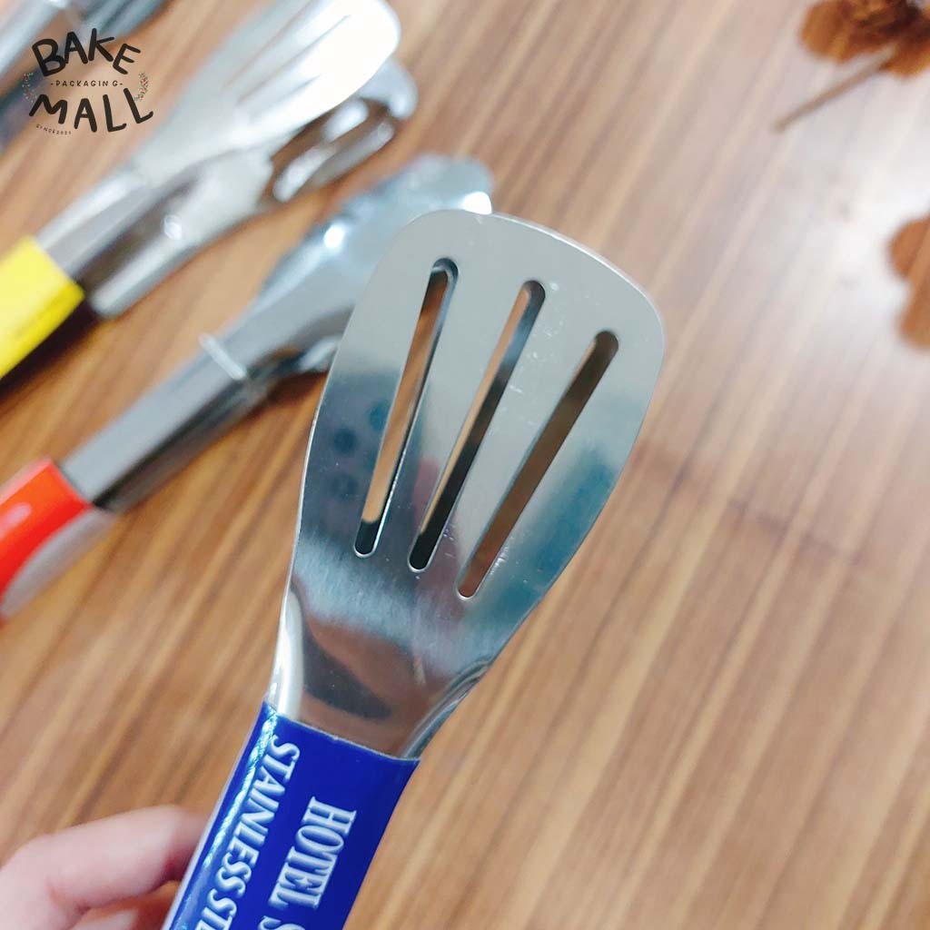 อย่างดี✅✅ ที่คีบหัวแบบ หัวหยัก 9 นิ้ว 12 นิ้ว คีบขนมปัง ที่คีบอาหาร ปิ้งย่าง สแตนเลส ที่คีบอเนกประสงค์ - รูปที่ 3